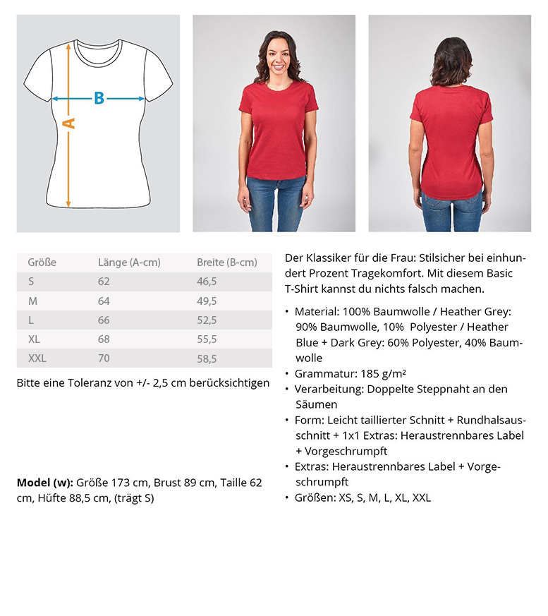 T-Shirt (Damen) - Willst du im Licht stehen... – Bild 17